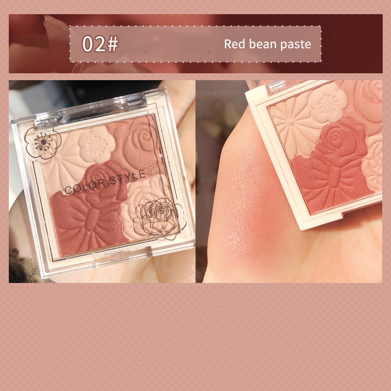 Makeup Blush Palette Natural Trim Highlighter All In One