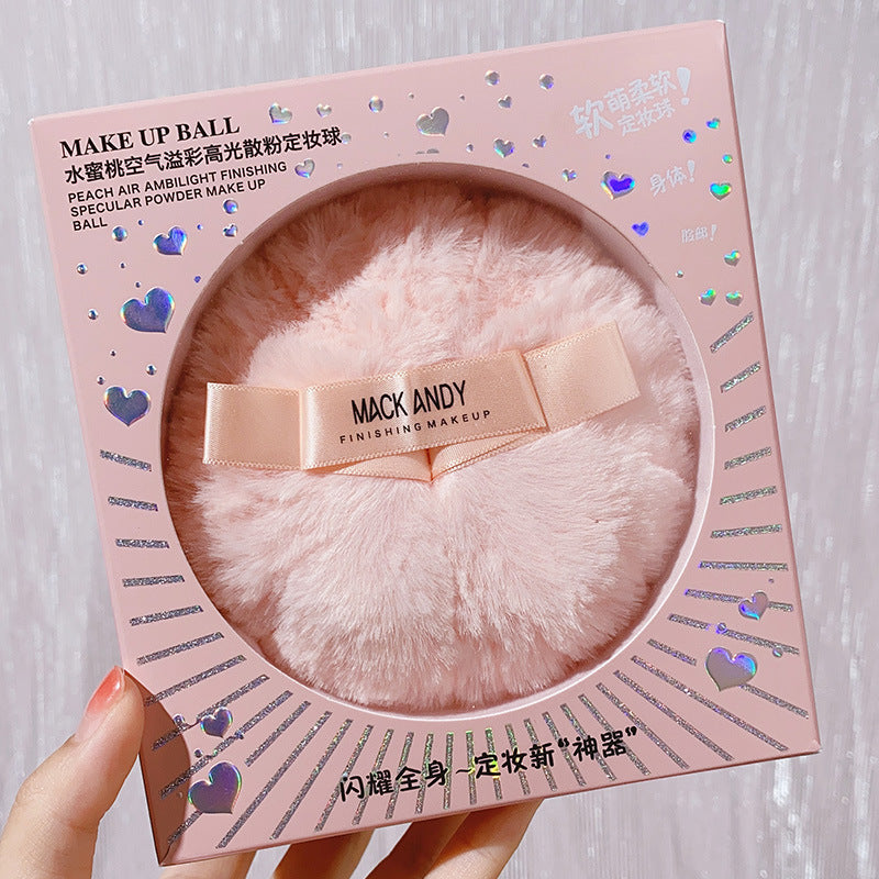 Honey Peach High Gloss Powder Setting Ball