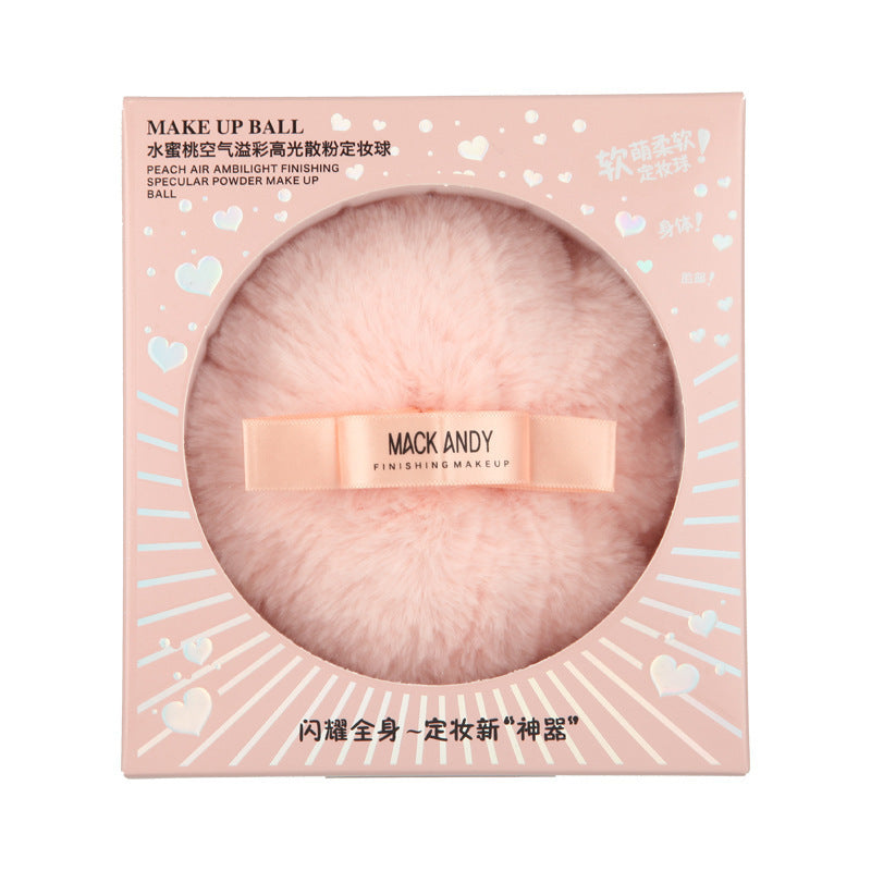 Honey Peach High Gloss Powder Setting Ball